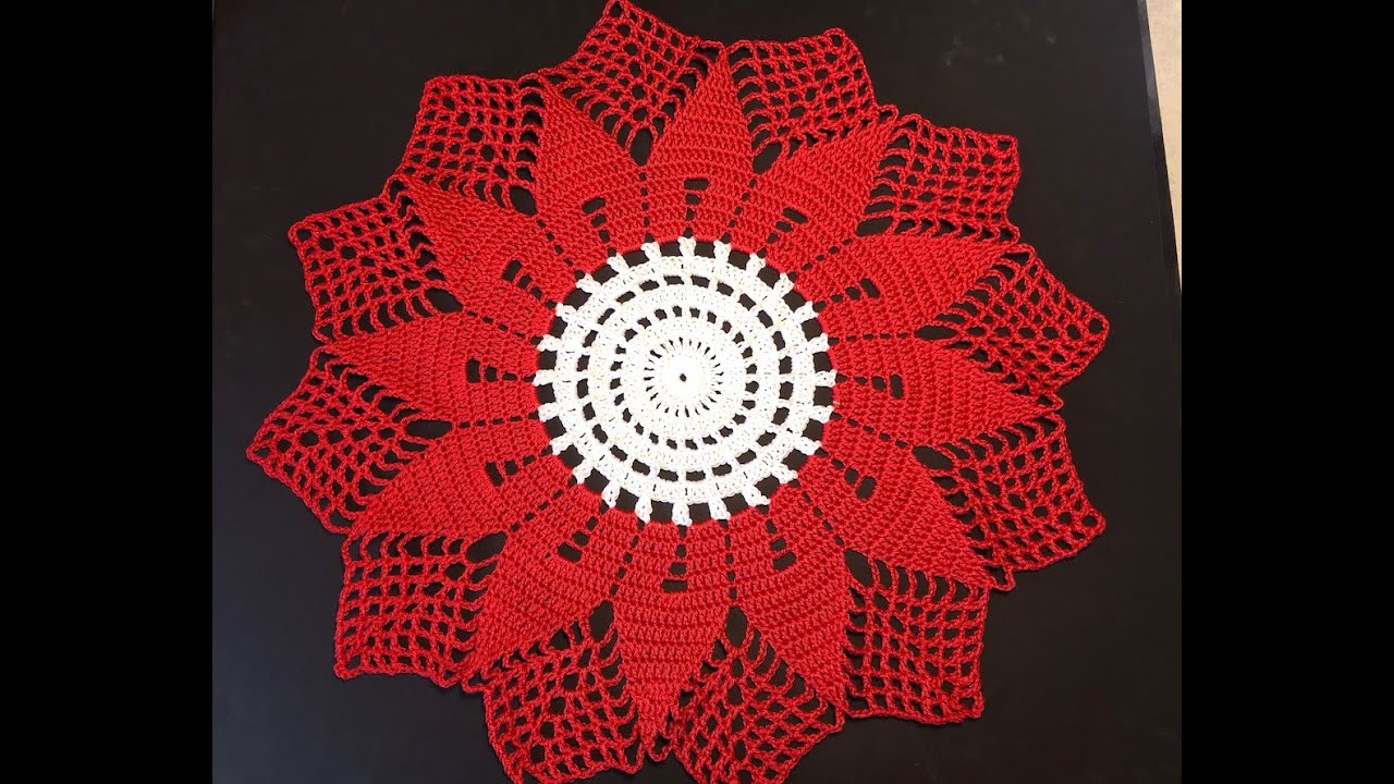 Centre de table au crochet, crochet centerpiece tutorial @Alextitia Tuto Crochet