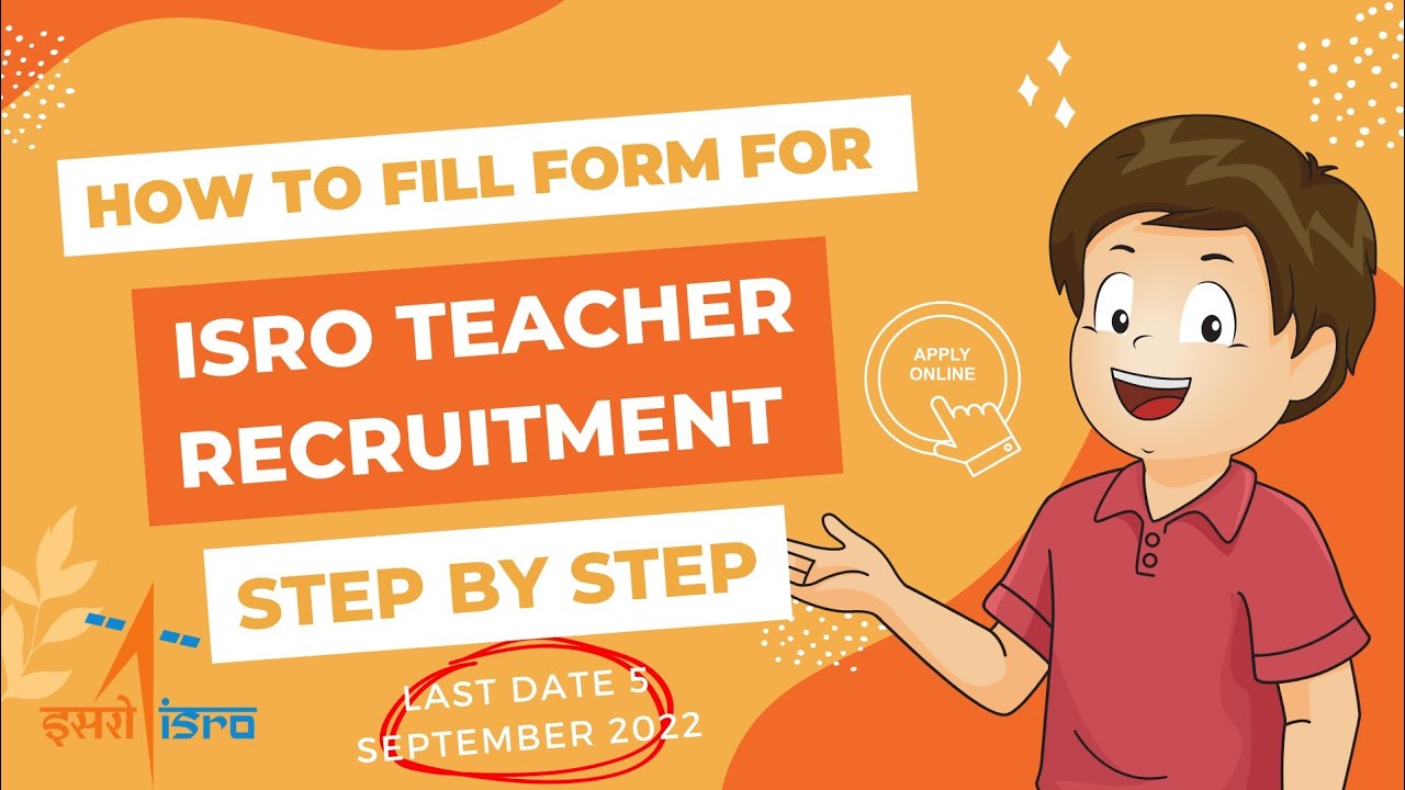 ISRO Teacher Vacancy 2022 - TGT,PGT,PRT || How to Fill Form || Step by Step Details
