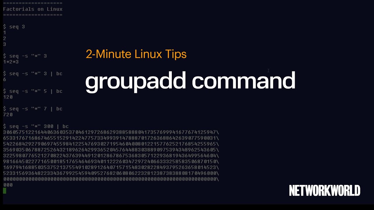 How to use the groupadd command