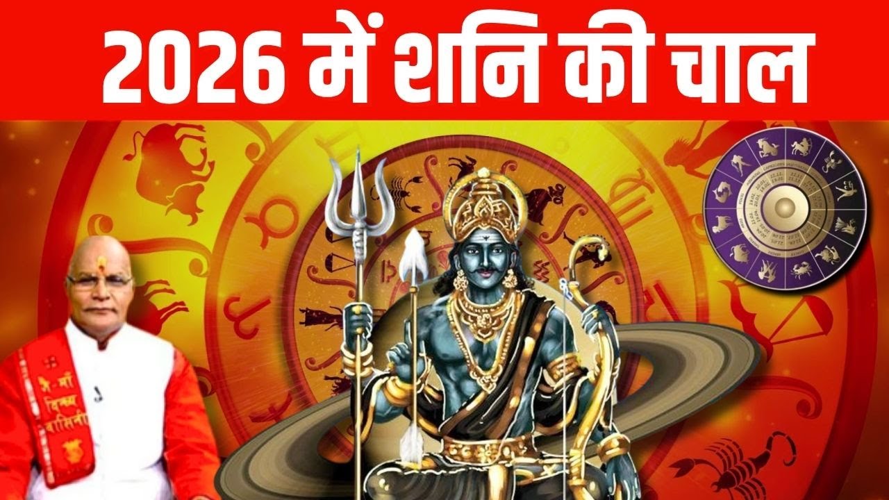 2026 Shani Gochar : 2026 में शनि की चाल | Pandit Suresh Pandey | Darshan24