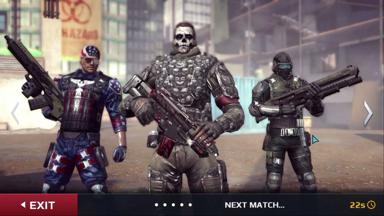 Modern combat 5 playing with Elmc5(YT) but he called himself  Noobsking