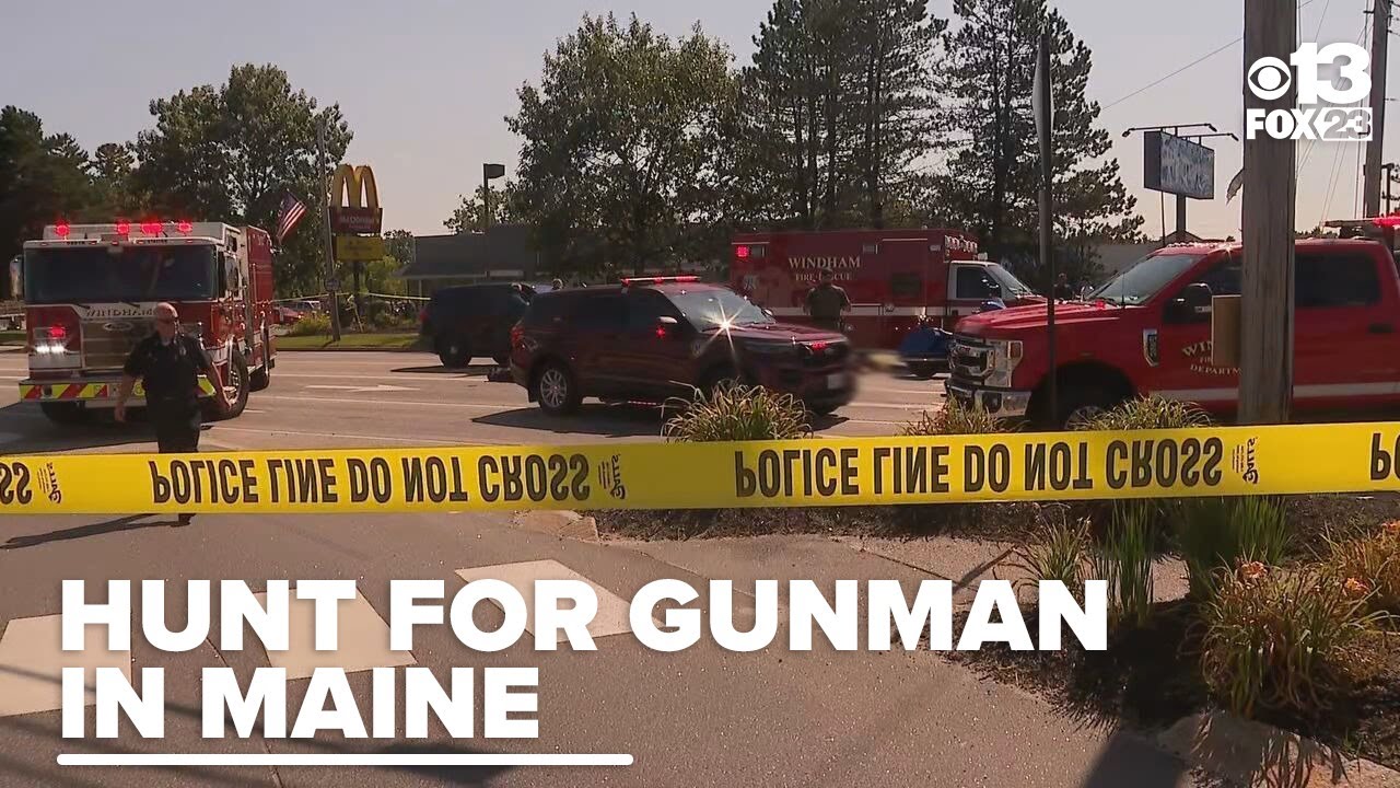 Gunman at large, Mainers urged to shelter-in-place after shooting in North Windham