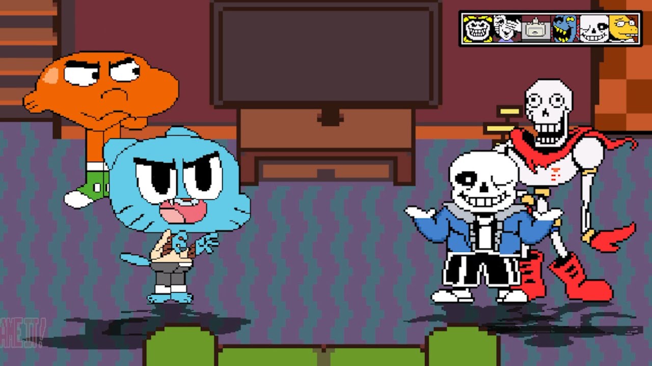 Gumball and Darwin Fights and Destroys Famous Duos Part 2