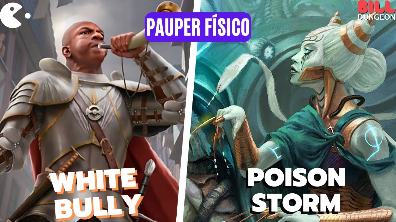 ☠️ Poison Storm Vs ☀ Mono White Bully | Gameplay MTG Pauper Físico | feat @UMotivo