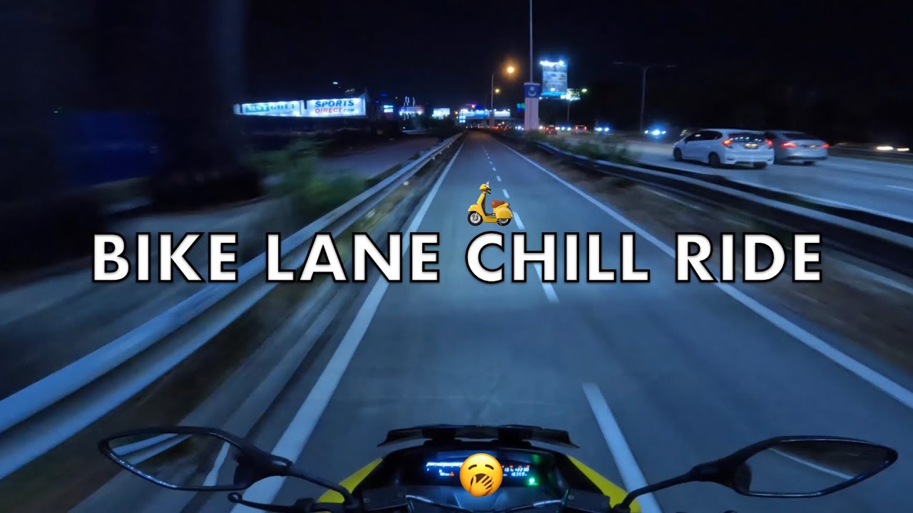 Chill night ride on bike lane POV 🛵 SYM Jet X 150 🎬 EP 0009