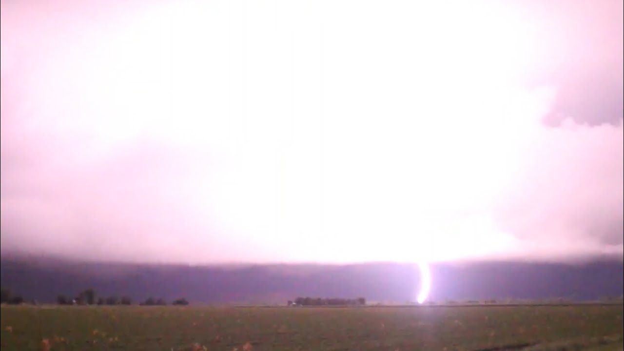 Pacific Junction, IA | Severe Storm Intense CG Lightning & Heavy Rain Overnight [HD] - July 2,2024