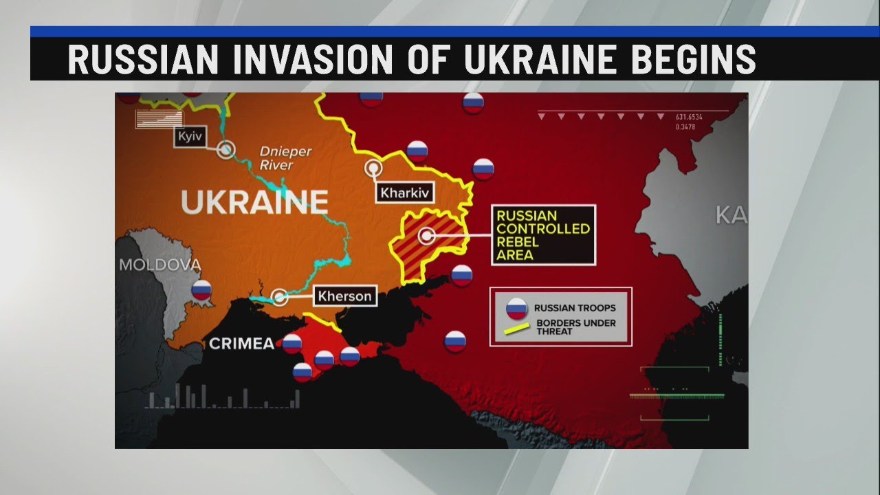 Russian invasion of Ukraine begins