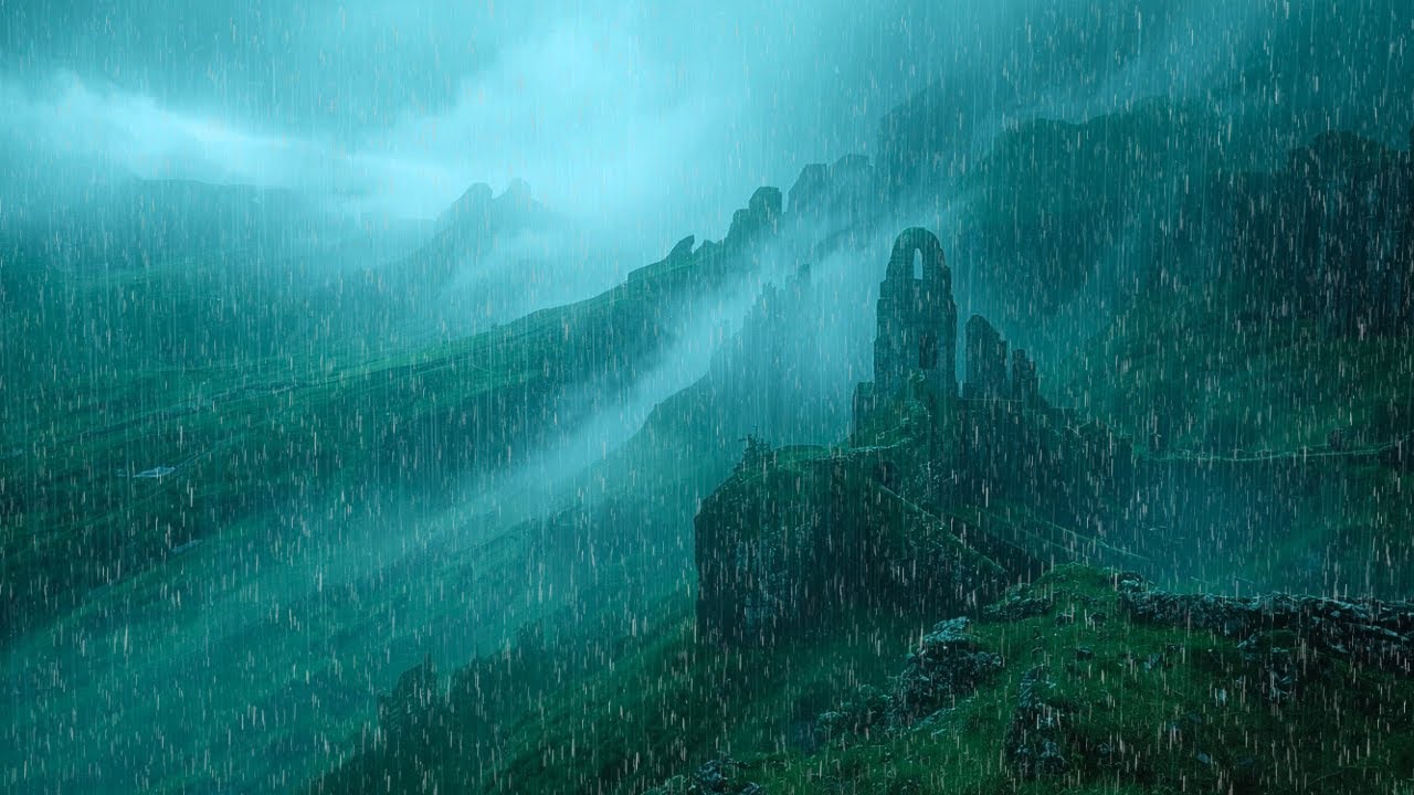 Deep Relax 🌲 Soothing Rain & Thunderstorm for Calm Mind