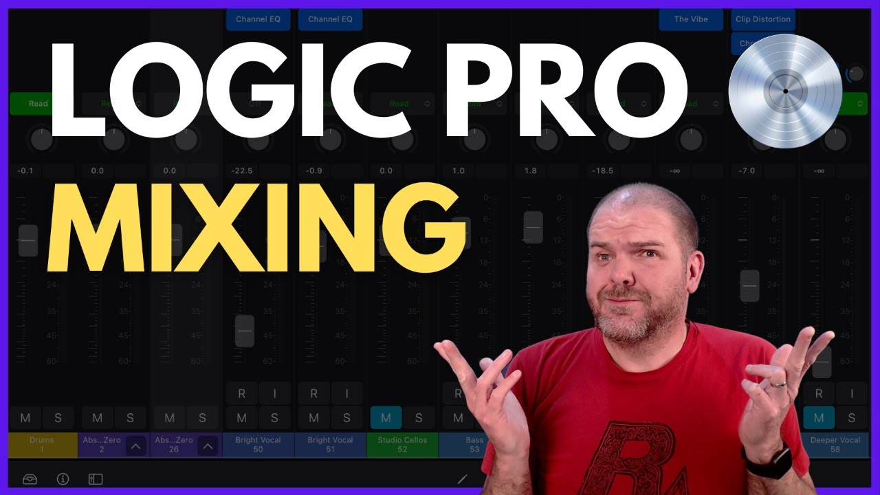 MIXING a song | Logic Pro for iPad
