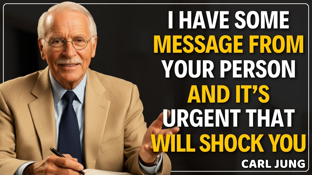 I HAVE SOME MESSAGE FROM YOUR PERSON AND IT'S URGENT THAT WILL | CARL JUNG