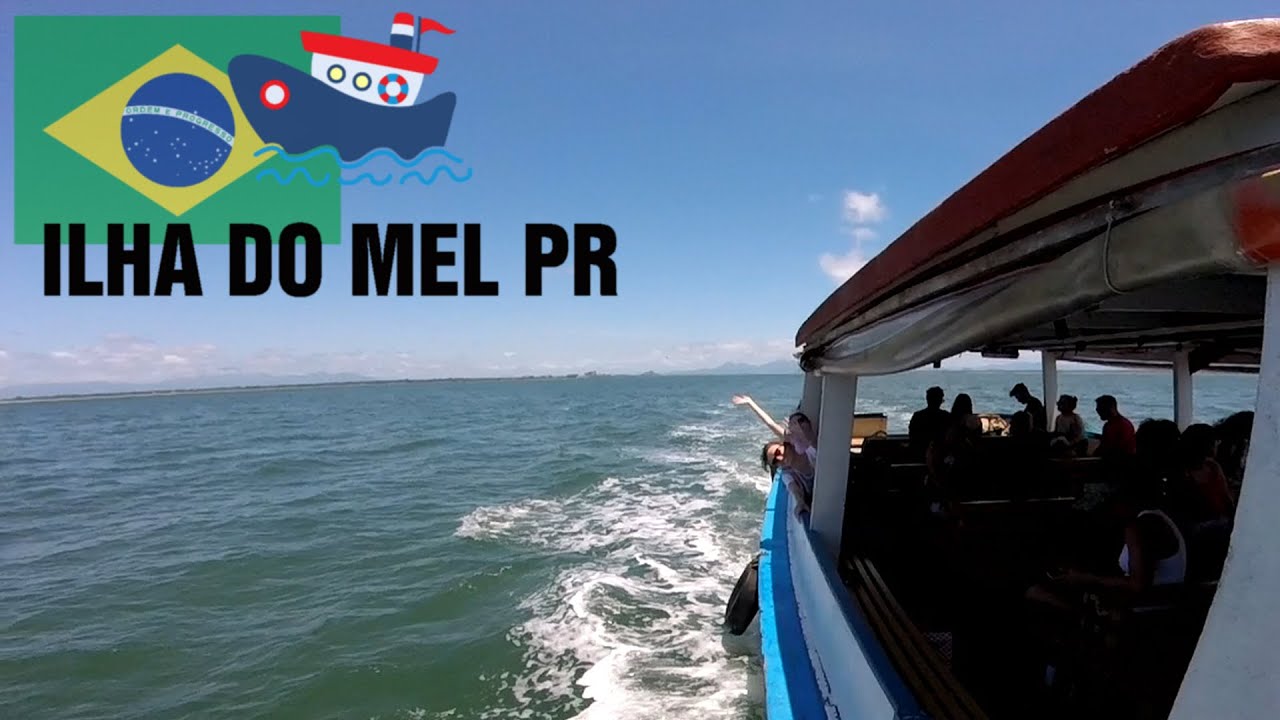 TRAVESSIA DE BARCO PONTAL DO SUL ATÉ ILHA DO MEL PR