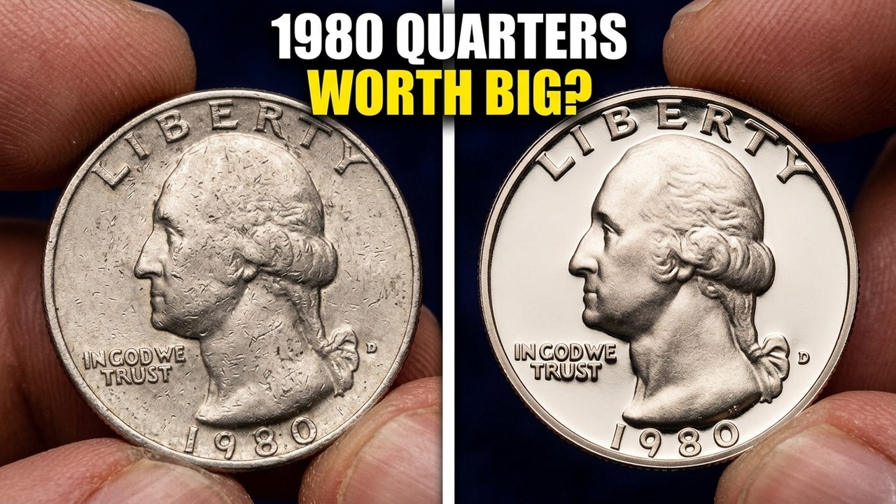Rare 1980 Quarters Worth Big Money &mdash; Do You Have One?