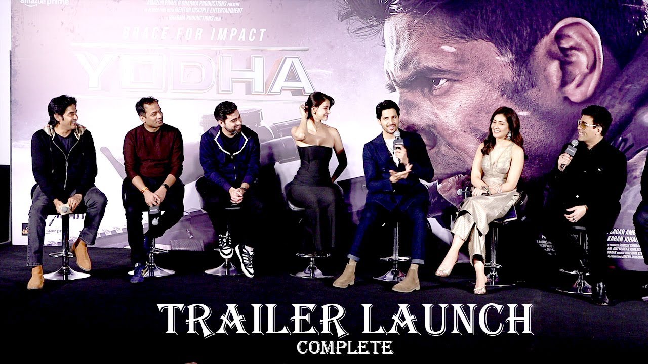 YODHA - OFFICIAL TRAILER | Launch | Sidharth Malhotra |Raashii Khanna| Disha Patani |Sagar & Pushkar
