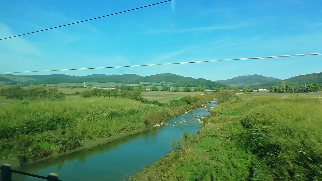 Lazio Scenery: Train Views from Maccarese to Santa Marinella