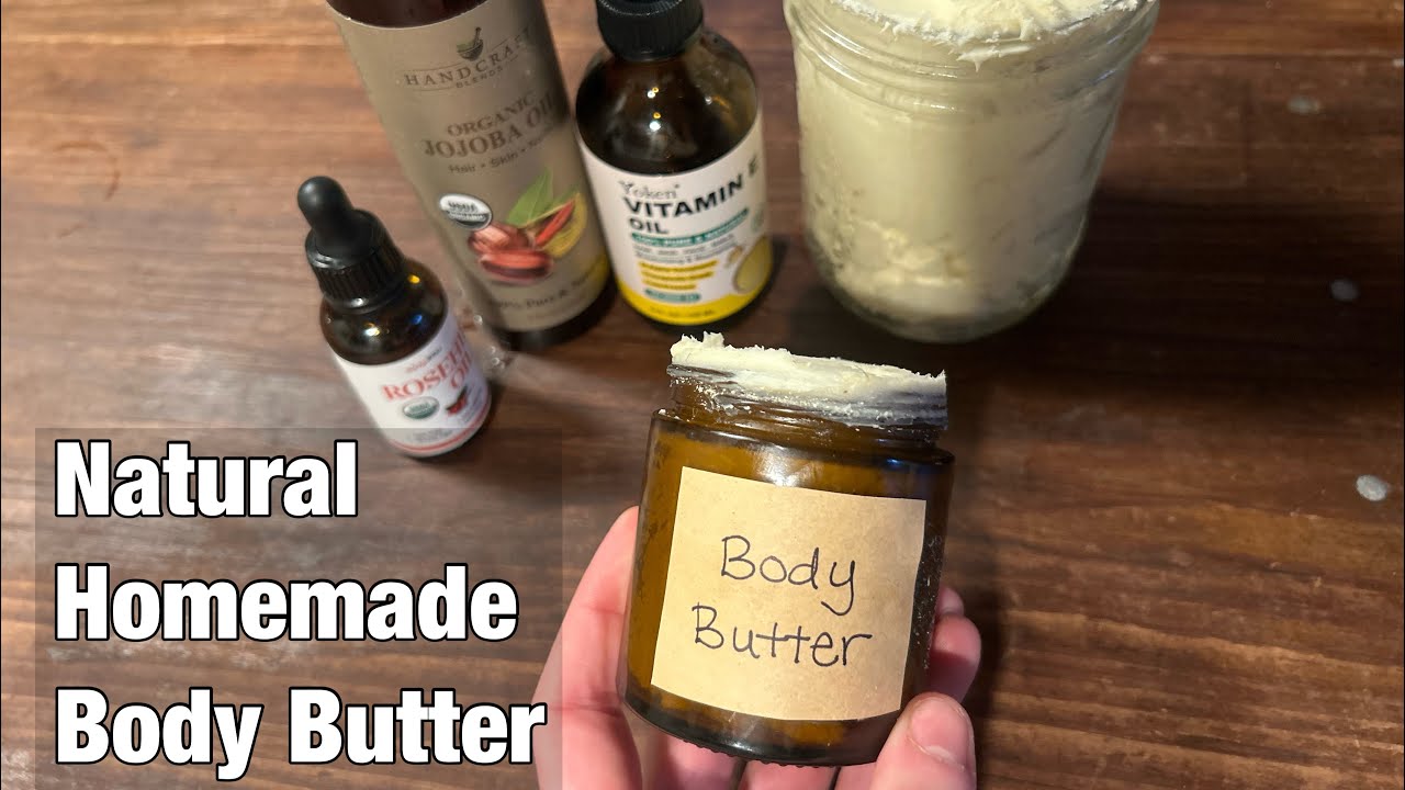 I Made a  Simple, Natural Body Butter for Pregnancy & Skin Health | Homemade Skin Care