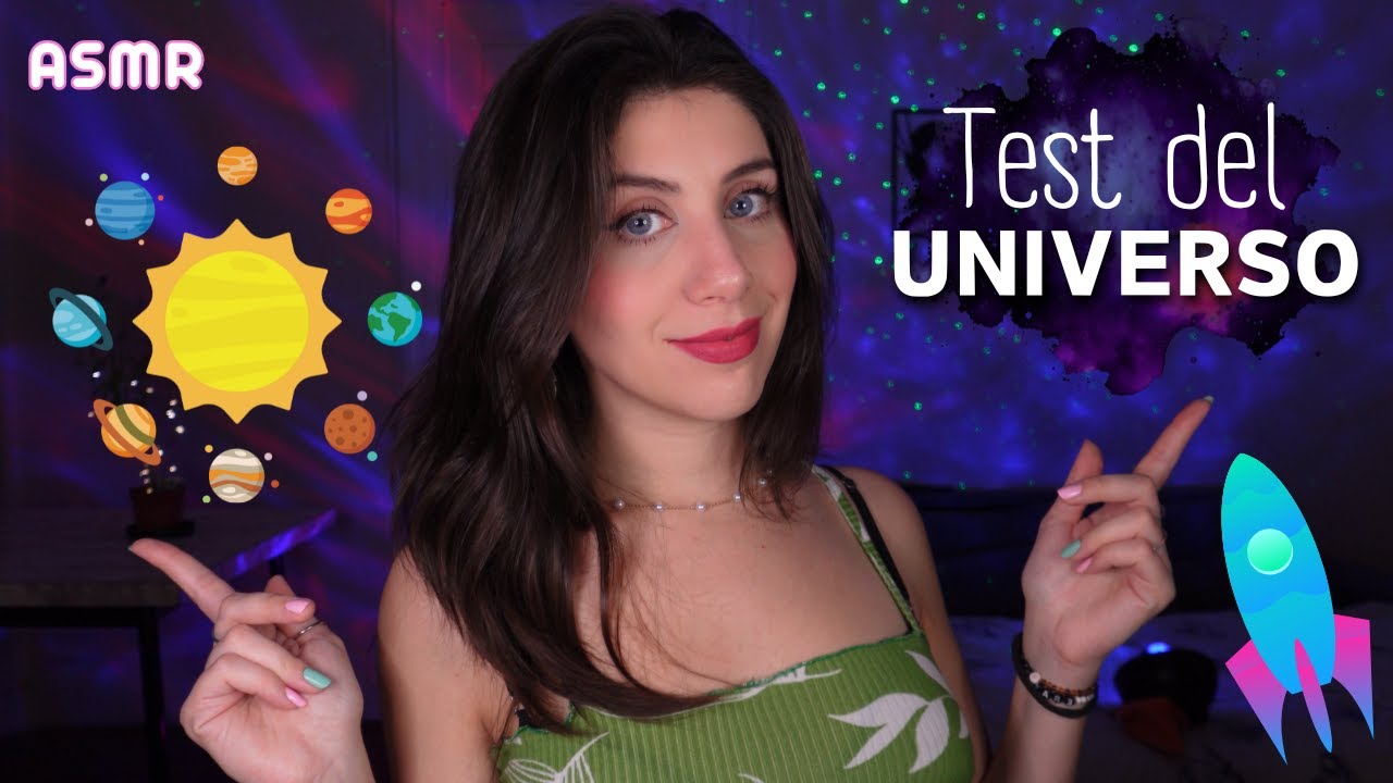 ASMR • Test del UNIVERSO ¿Cuánto sabes del ESPACIO? Q&A