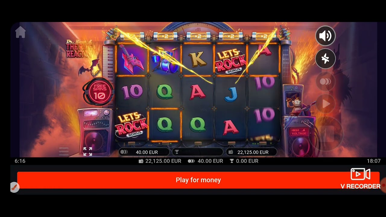 Dr. Rock & THE RIFF REACTOR $$ 🏆Big  Win  $$ TrueLab slot ...................