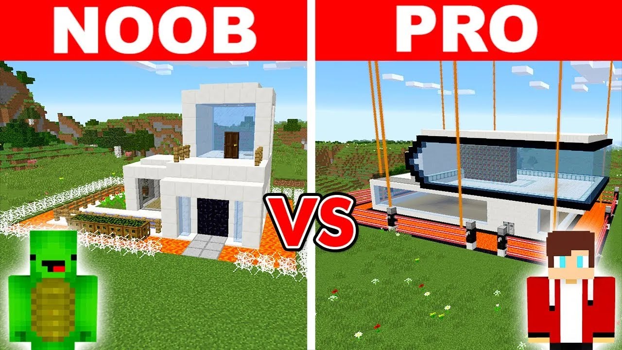 Minecraft NOOB vs. PRO: DESAFÍO DE CONSTRUCCIÓN DE LA CASA MÁS SEGURA CONTRA ZOMBIS