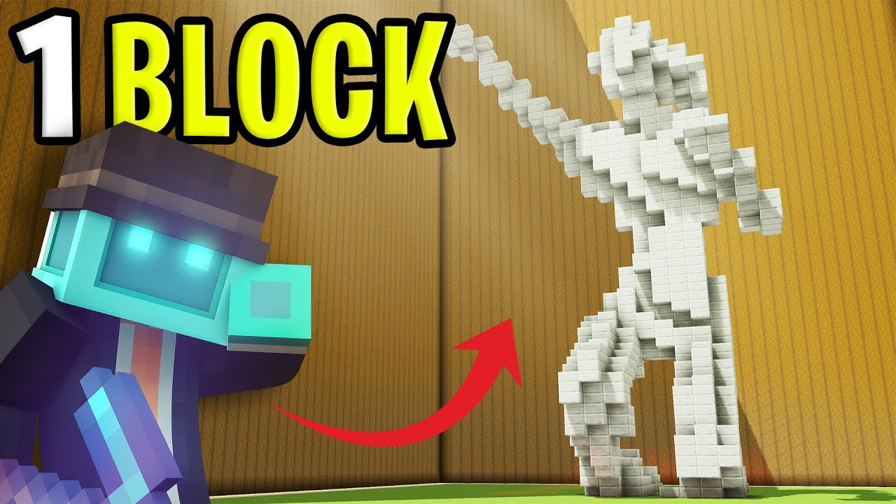 4 ORANG BUILD BATTLE PAKE 1 BLOCK RANDOM!!
