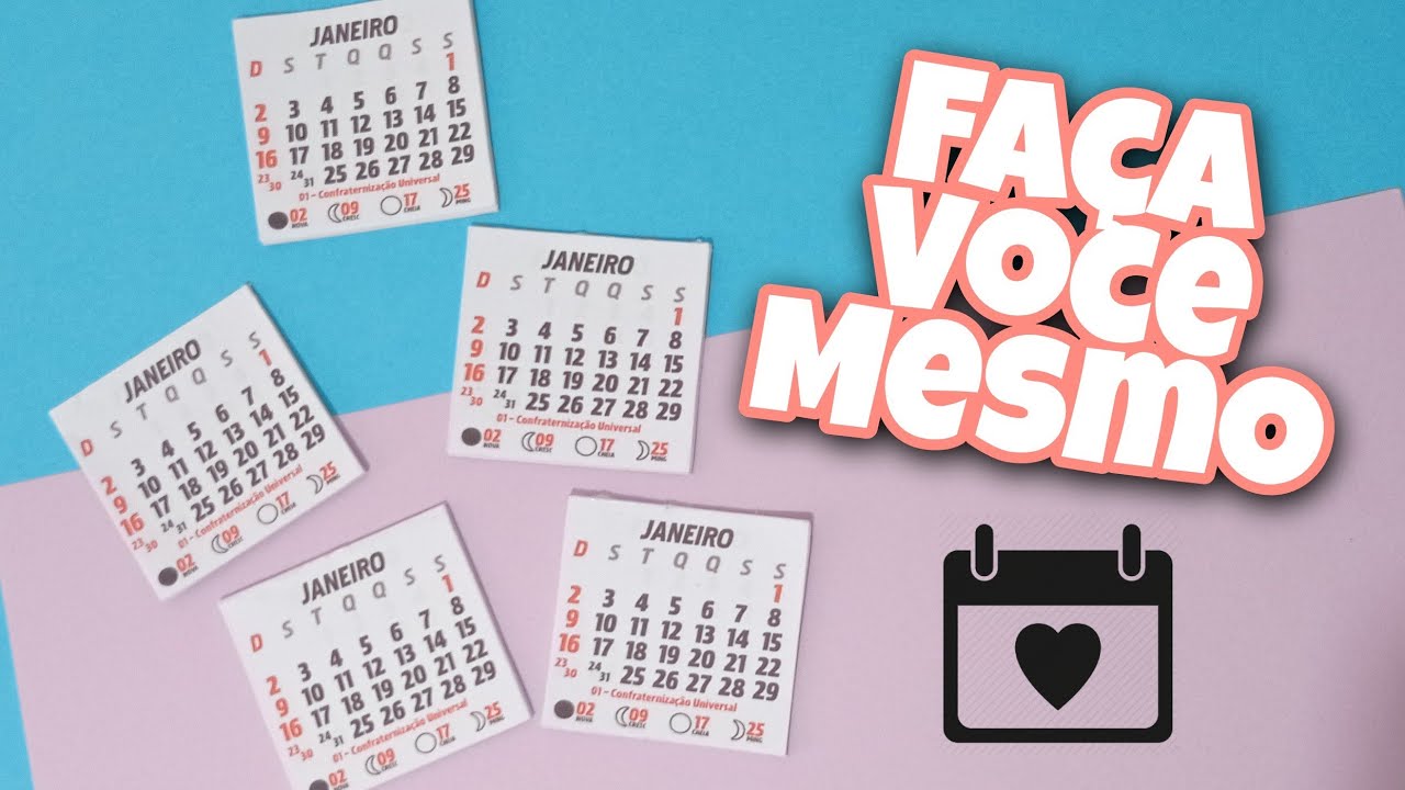 CALENDÁRIO 2022 | PASSO A PASSO