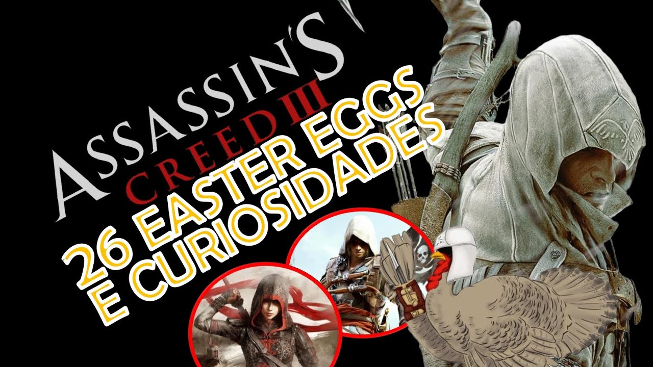 Easter Eggs e Detalhes Escondidos de Assassin's Creed 3!!