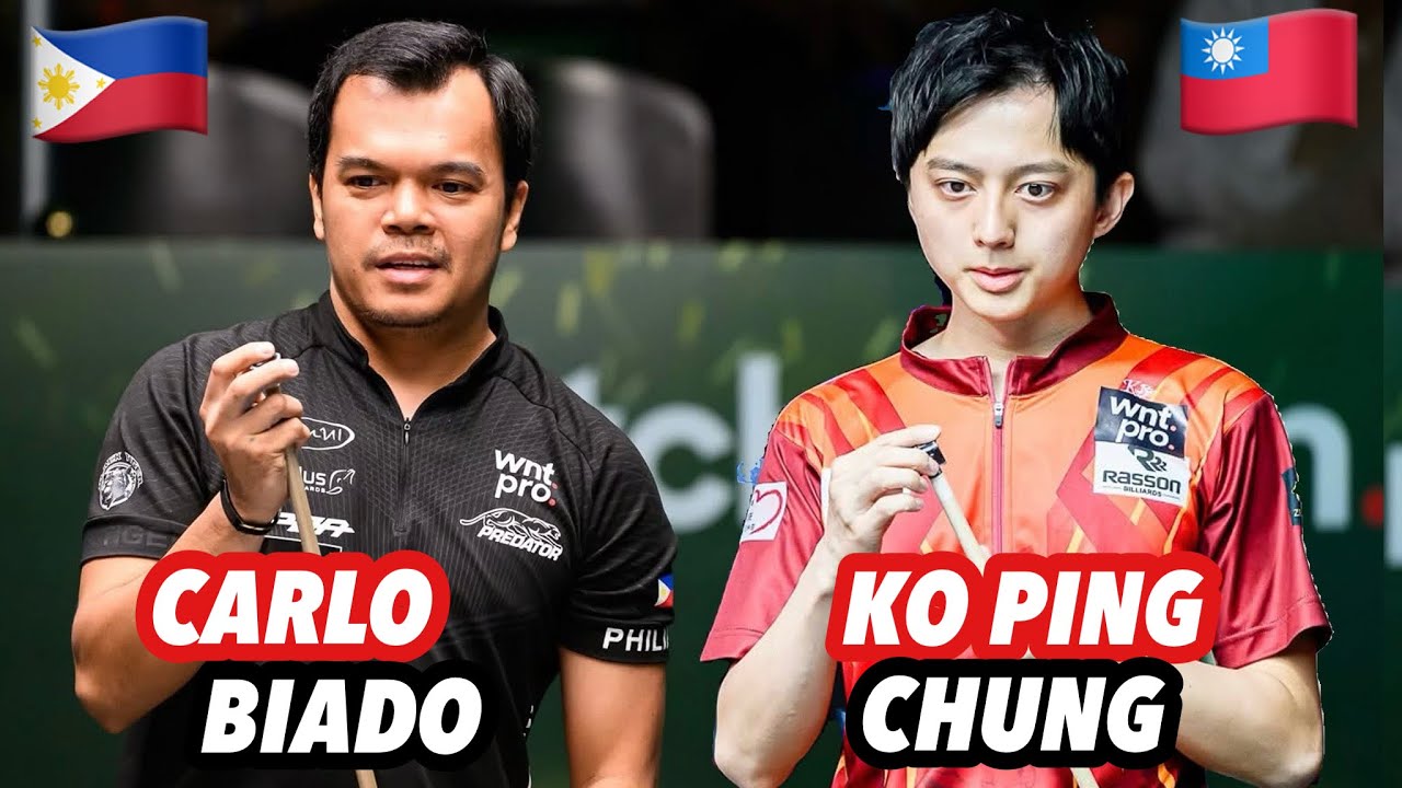 THE KING KILLER OF TAIWAN KO PING CHUNG VS THE 2025 WORLD POOL CHAMPION CARLO THE BLACK TIGER BIADO