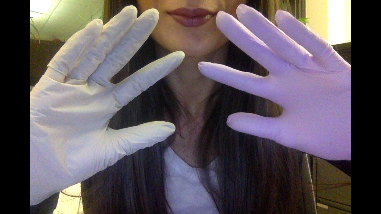 ASMR Plastic Glove Sounds *rubbing sounds, hand movements*