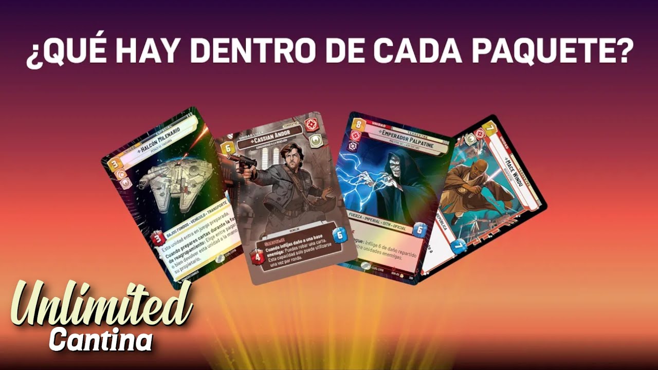 Estas son las cartas más raras de Star Wars Unlimited