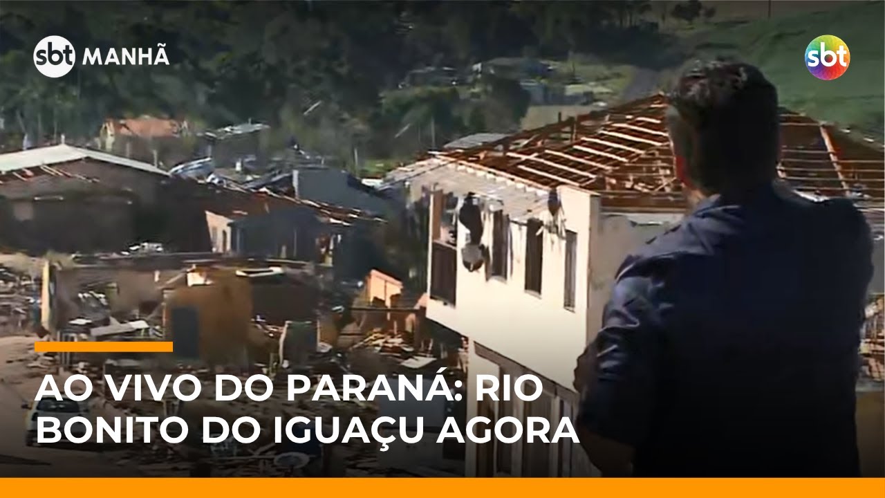 Rio Bonito do Iguaçu (PR) agora: repórter mostra como está cidade devastada por tornado | #SBTManha