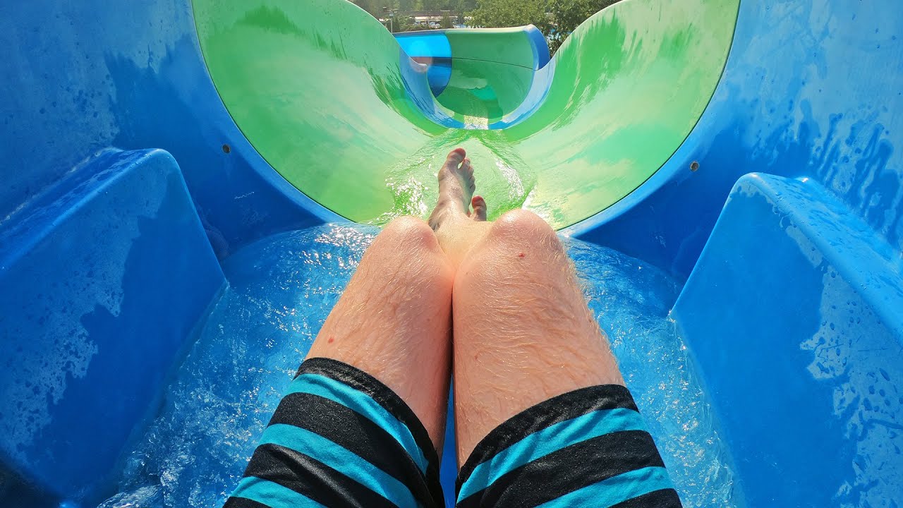 The Crocodile - Green & Blue Body Slide at Vada&scaron; Thermal