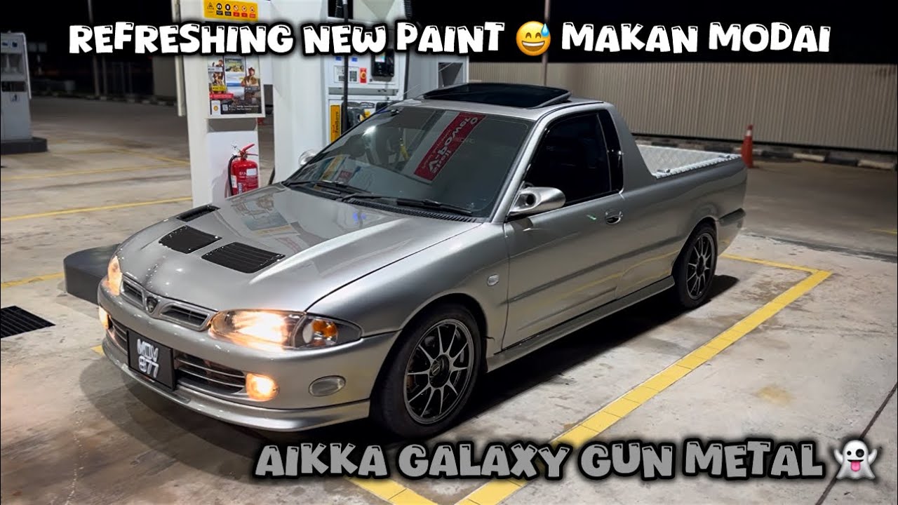 Proton Arena Repaint after small crash 🤣 crash sikit.. tp touch up 1 body jem makan modai 👻