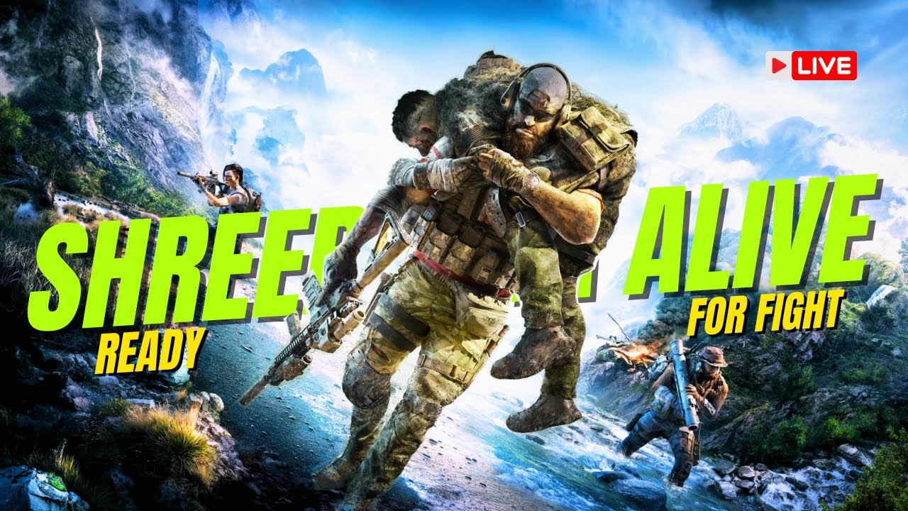 Ghost Recon | खतरनाक मिशन शुरू  एक भी गलती नहीं | LIVE 🔴। Road to Sub 1000 | 