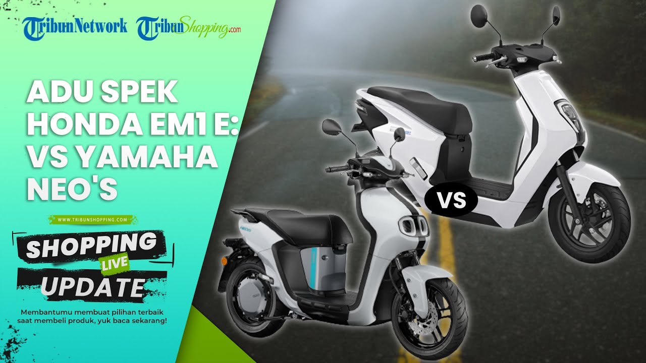 BATTLE Motor Listrik Honda EM1 e VS Yamaha NEO'S yang Diklaim Bertenaga, Beda Rp 5 Jutaan
