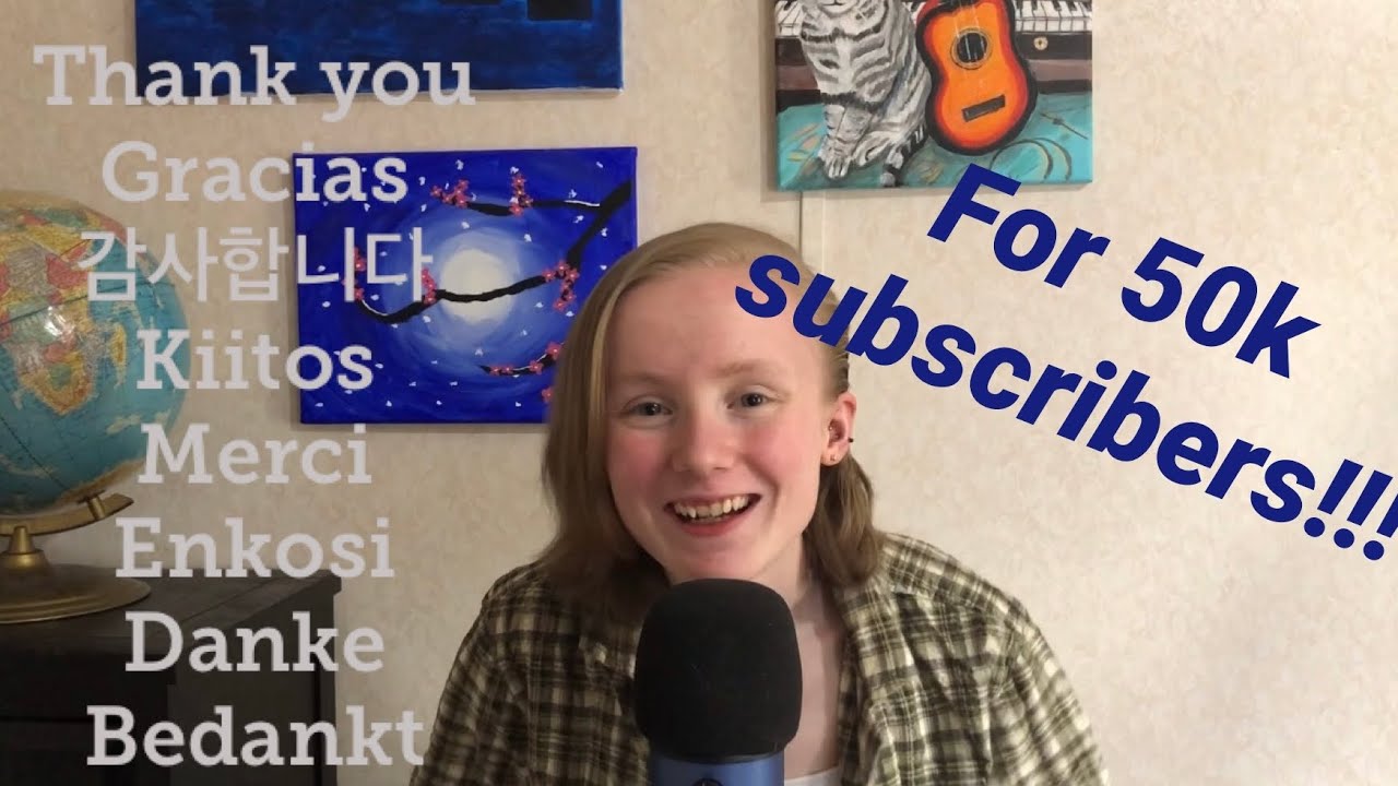 ASMR in 50 Languages | Thank you for 50k subscribers!