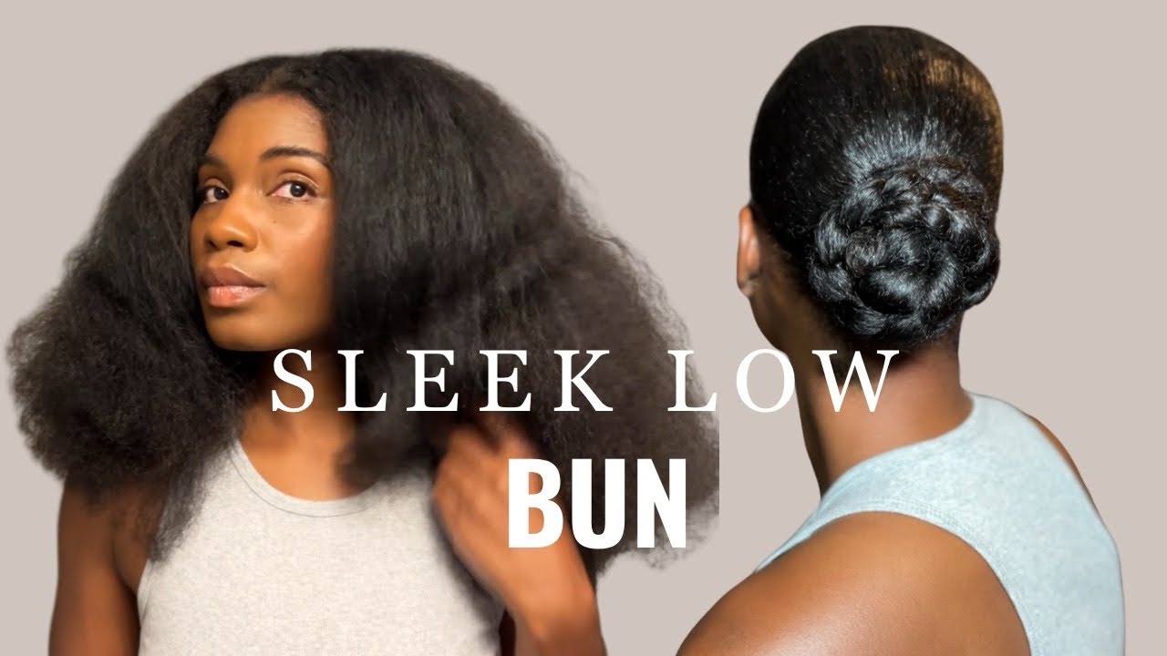 How to Create the Perfect Low Bun for Natural Hair