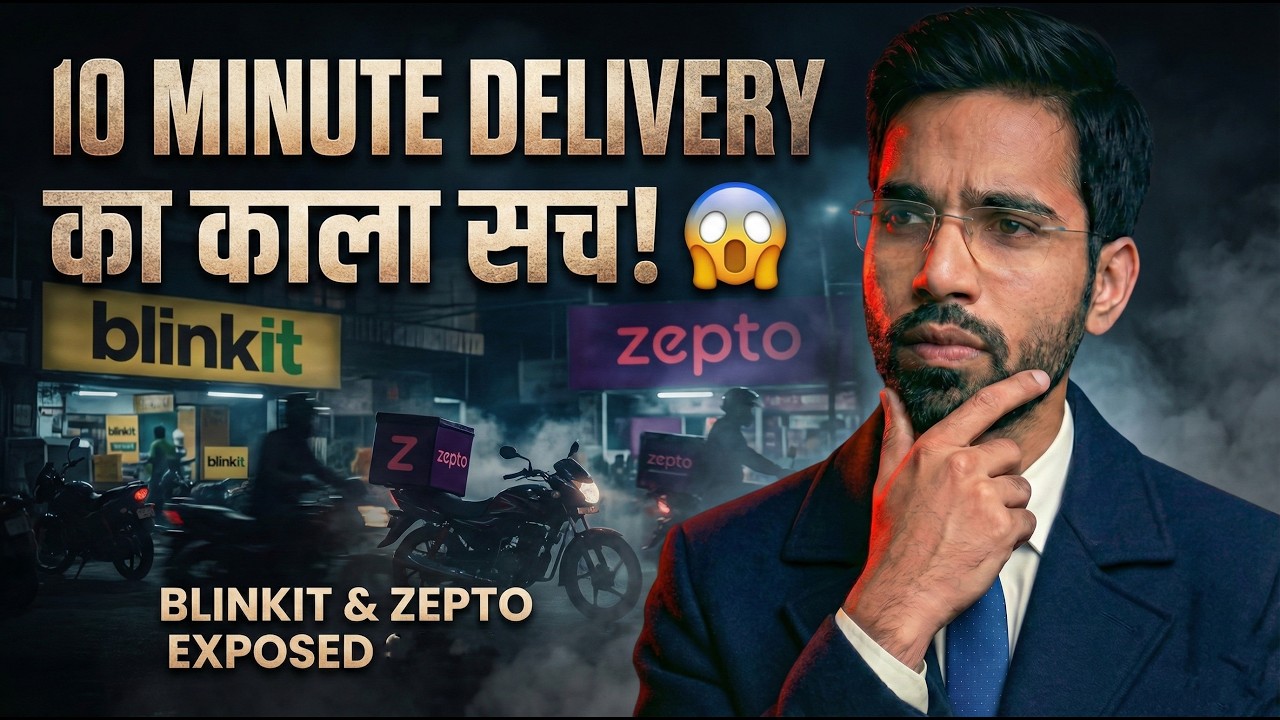 10 Minute Delivery का काला सच! 😱 (Blinkit & Zepto Exposed)