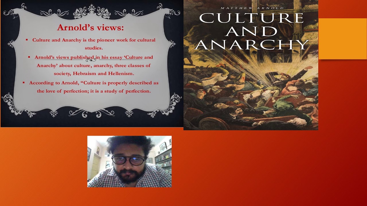 Culture and Anarchy: Lecture 1- Introduction