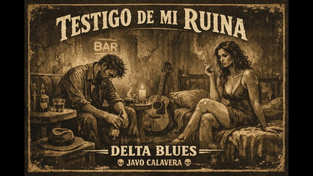 Testigo de mi Ruina - Javo Calavera 💀💀💀 Delta-Blues 