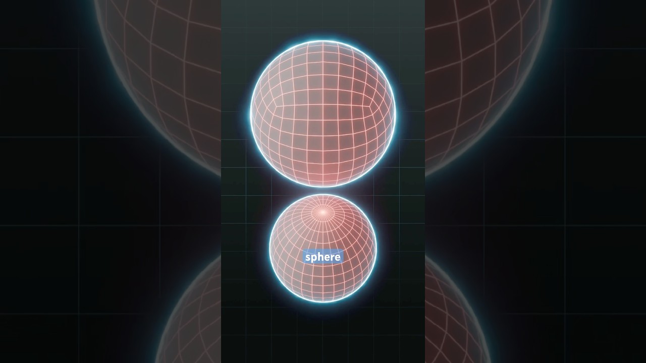 Quad Sphere или UV Sphere &mdash; что использовать? | #blender3d #blendertutorial #blender3dmodelling