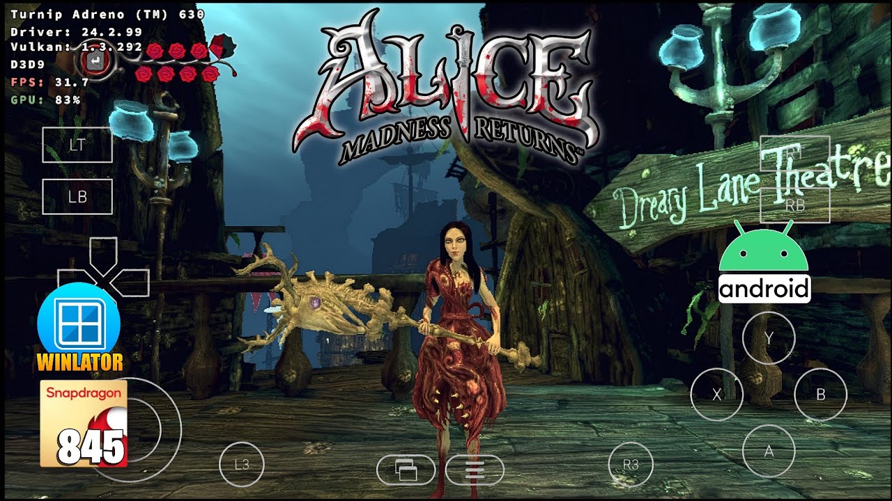 Alice Madness возвращается на Android | Winlator Bionic | Тест на POCO F1 Snapdragon 845 + Настройки