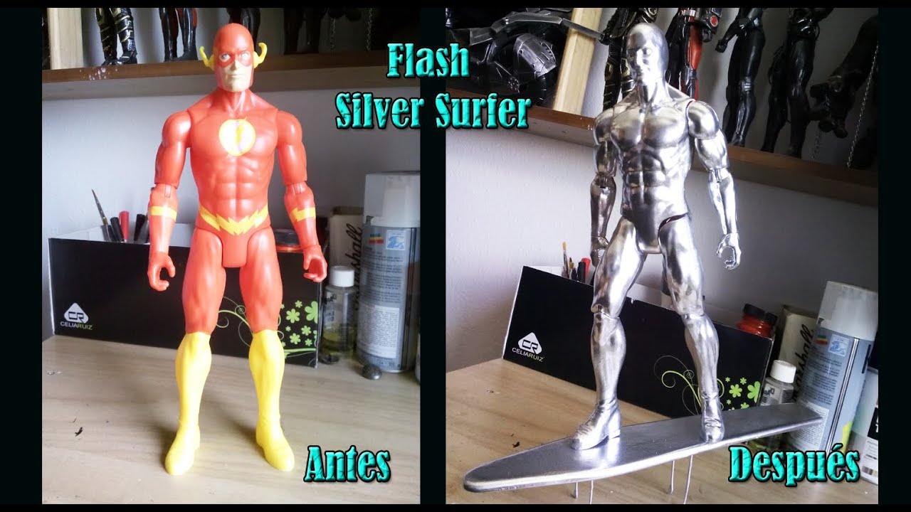 Silver Surfer Custom (Flash Mattel).