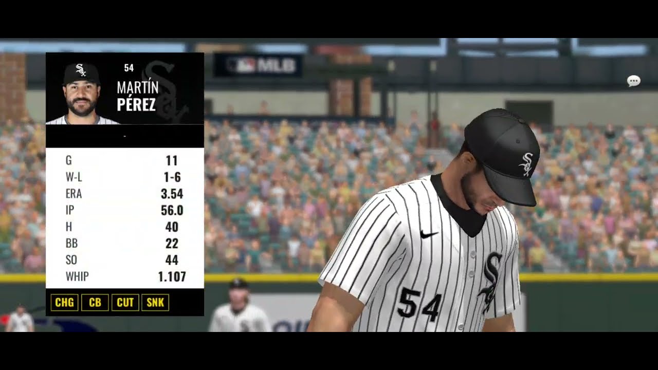 MLB 9 Innings 26 Gameplay- I Tried beating the White Sox playing hard difficulty 