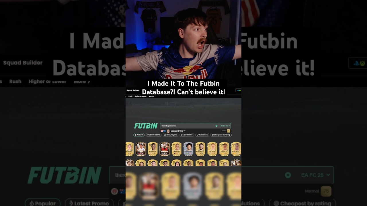Я ТЕПЕРЬ В БАЗЕ ДАННЫХ FUTBIN?! 👀🔥
