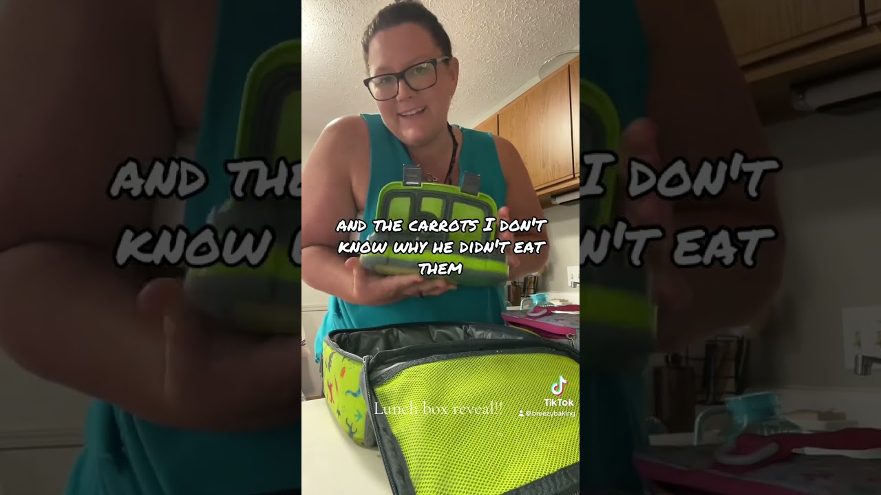 Lunch box reveal!! #lunchbox #lunchboxideas #breezybaking #lunchboxreveal #catastrophejuice