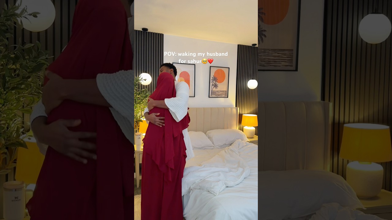 Waking my husband up for sahur #trending #ramadan #aesthetic #viral  #ramadan2026  #viralvideo #usa