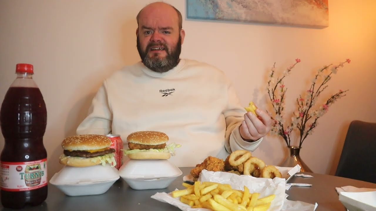 final video from the London trip chicken burgers and chips