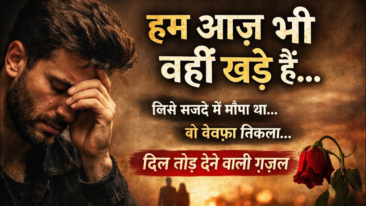 जिसे सजदे में माँगा था, वही बेवफ़ा निकला 