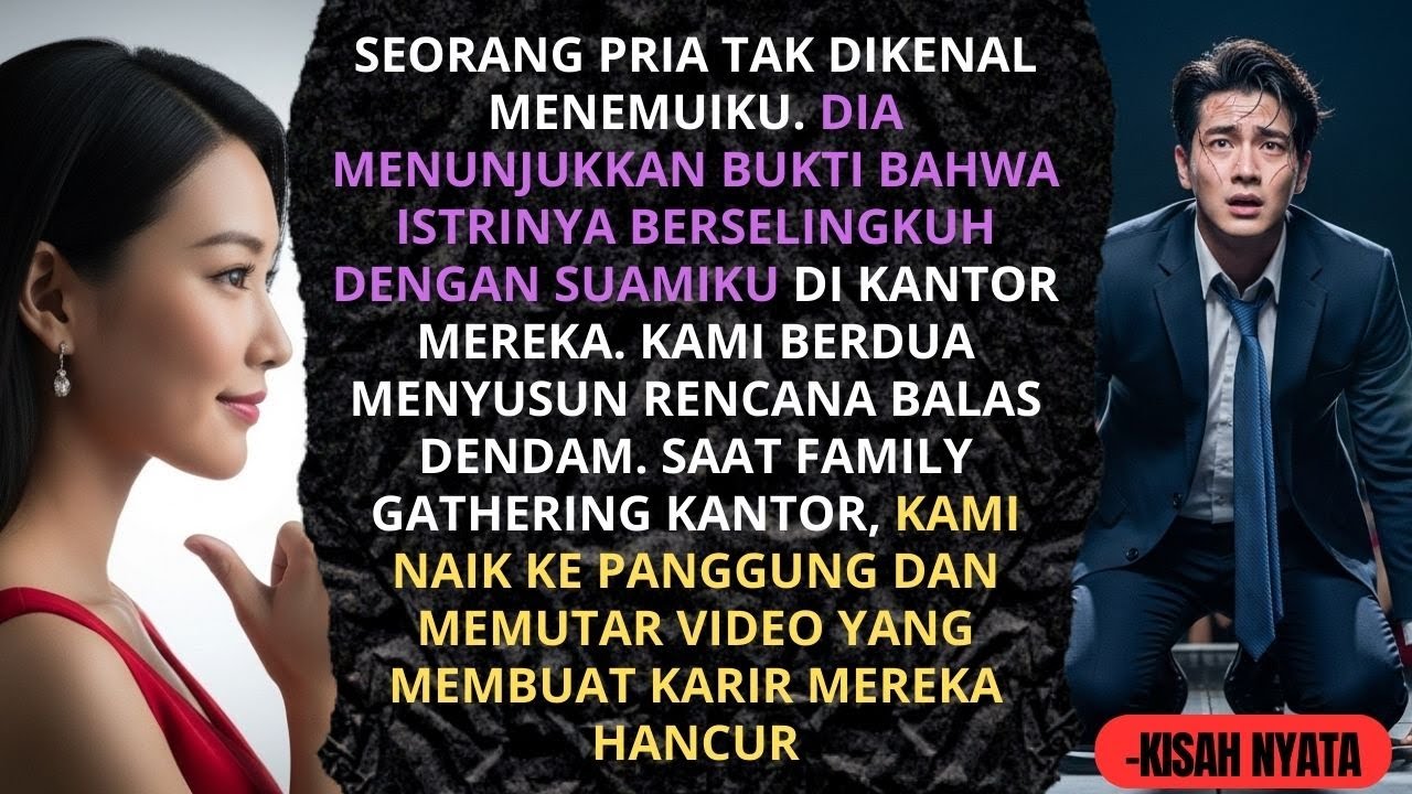 PRIA TAK DIKENAL DATANG PADAKU… DIA BONGKAR PERSELINGKUHAN SUAMIKU DI KANTOR!