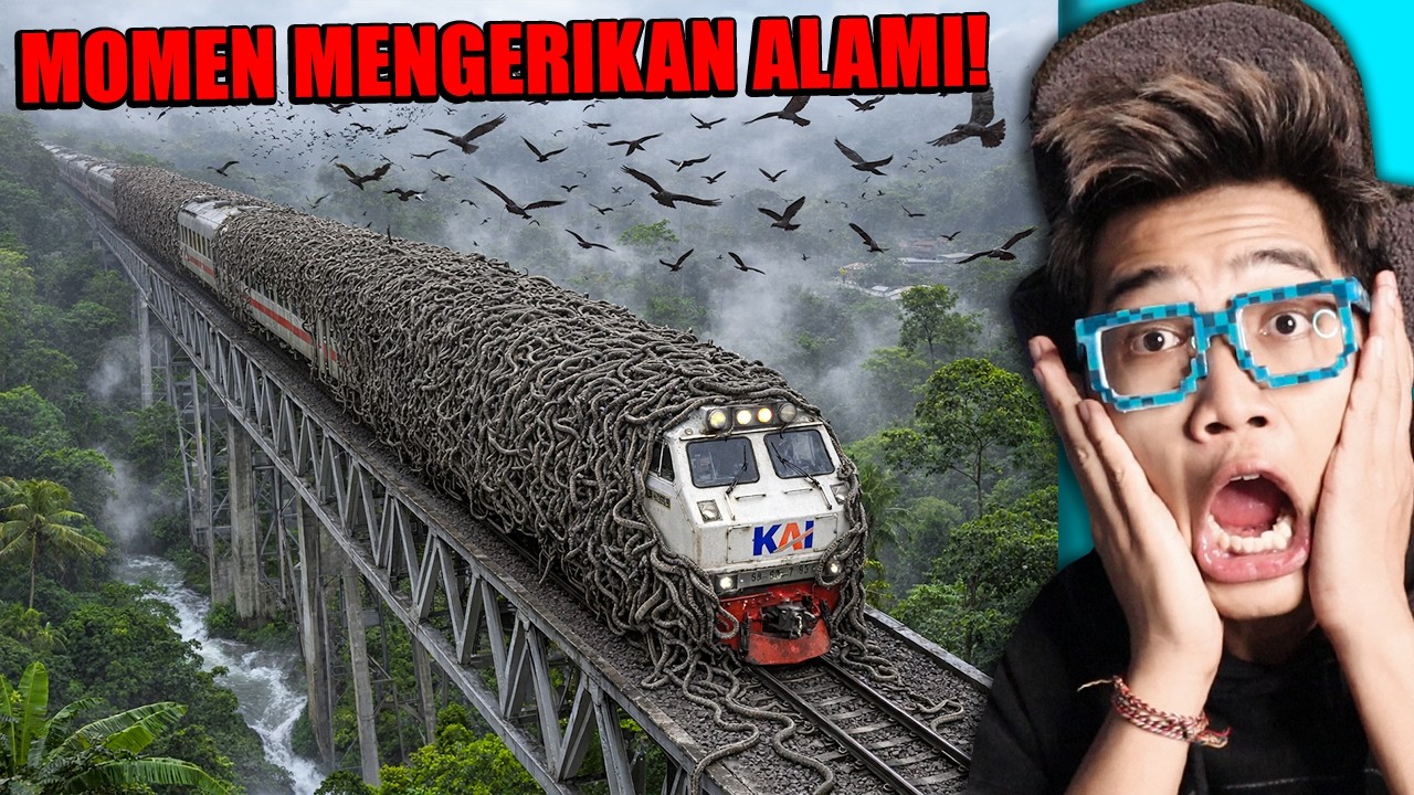 MENGERIKAN! MOMEN ALAMI PALING LANGKA DI DUNIA TEREKAM KAMERA WARGA!!!