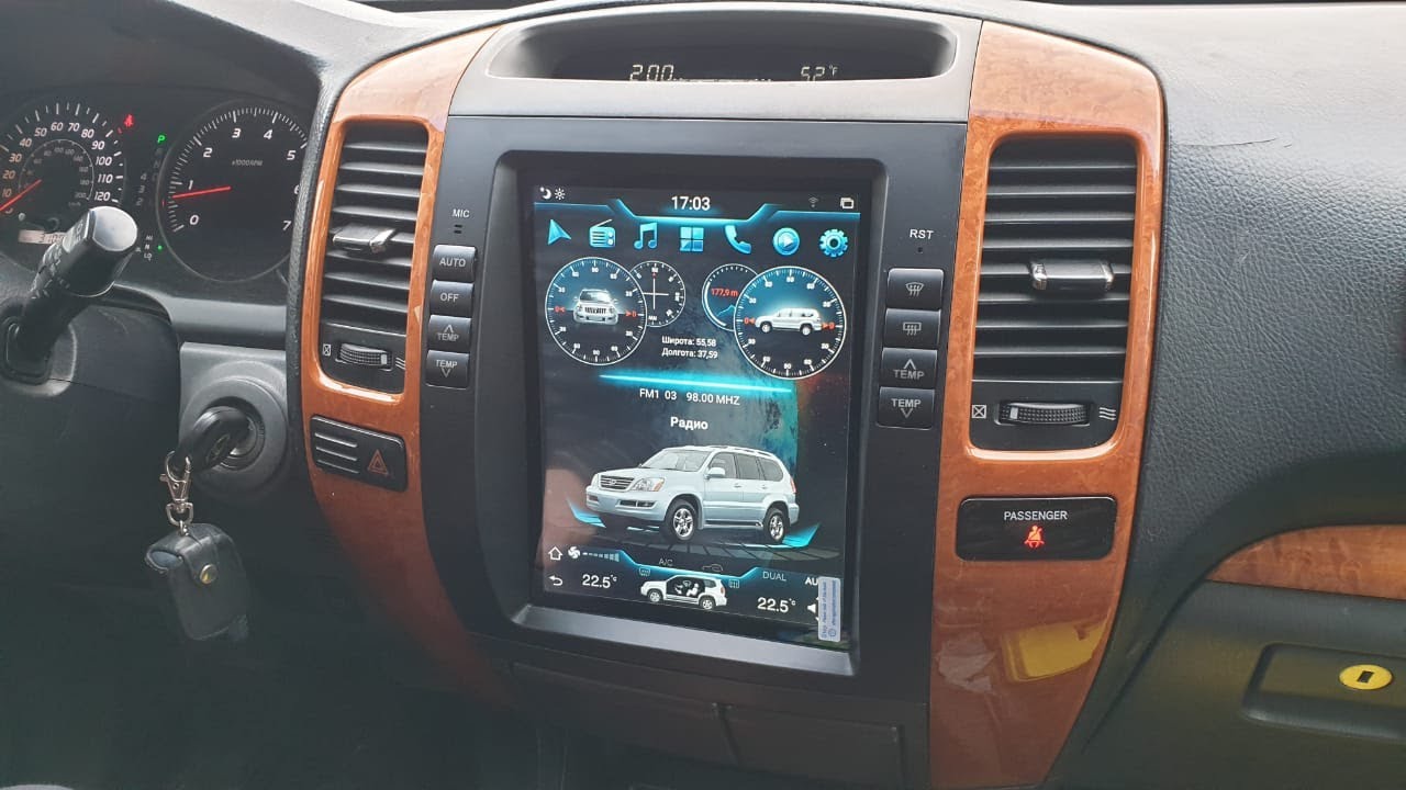 Тесла для GX470, Что нового?! Магнитола в стиле Tesla